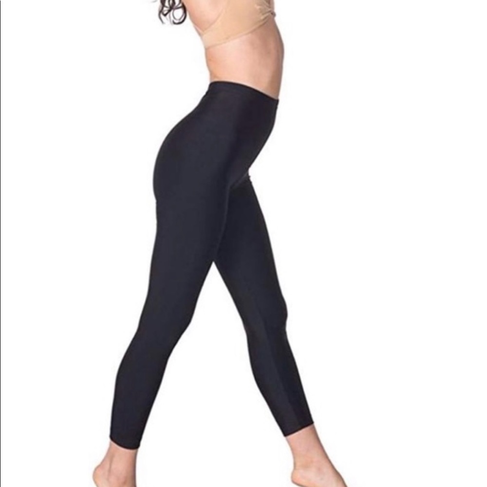 American Apparel Medium Black Spandex leggings